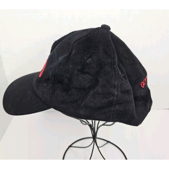 Vintage 1996 FLED Promo Snapback Hat Black Cap GOTTA FLED Mohr's Red Embroidered - Picture 4 of 6
